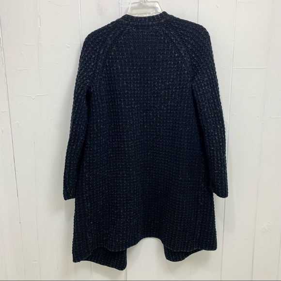 Madewell Oversized Waffle Stitch Long Cardigan Size XS - Picture 2 of 9